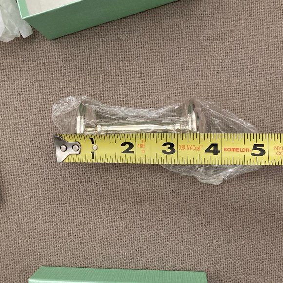 🆕 Brand New in Box - Empire Sterling Silver Polished Plain Dumbbell Baby Rattle - Picture 4 of 9